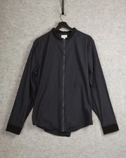 Next Men's Laundered Shirt Long Sleeve Zip Jacket Size L