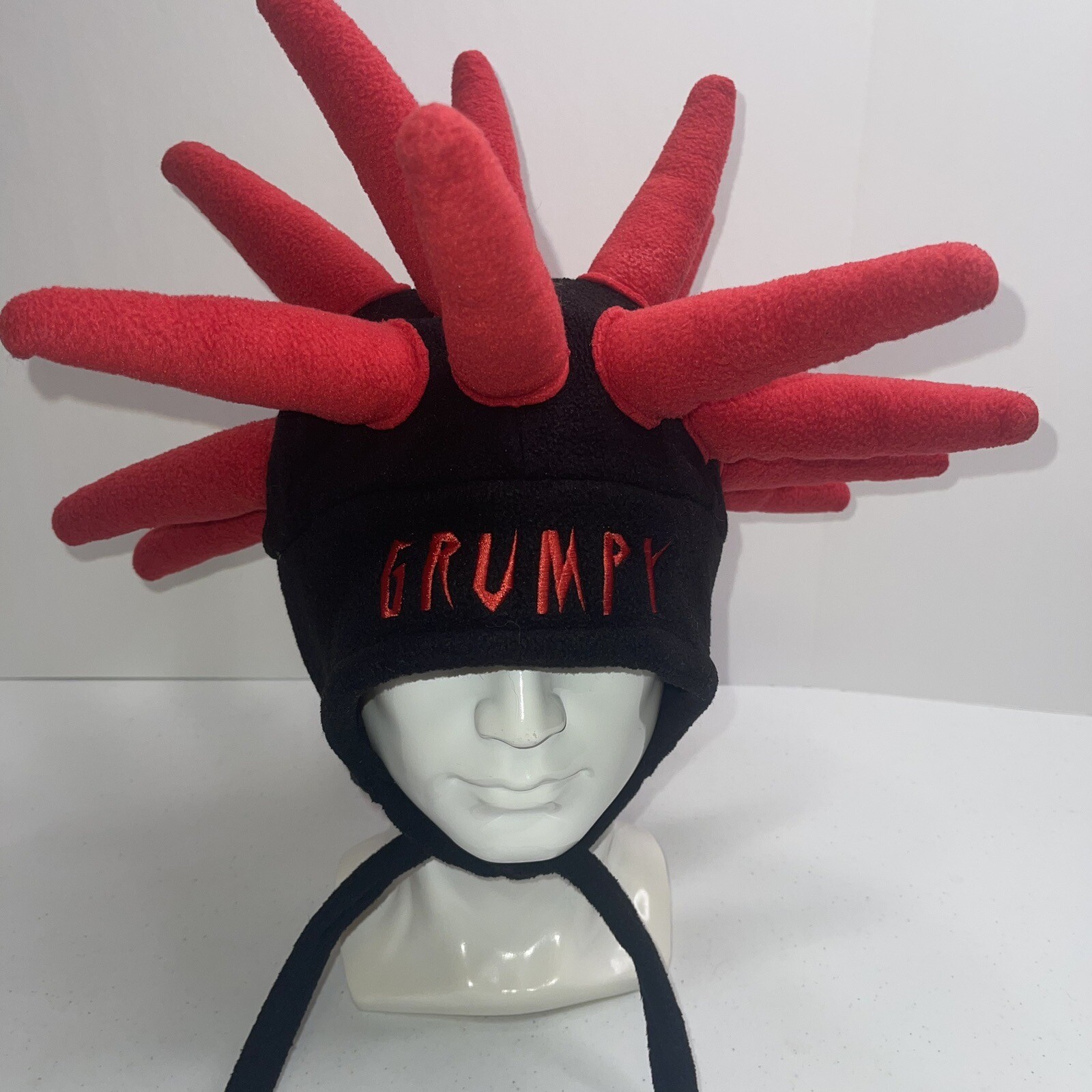 Disney Grumpy Fleece Ski Hat with Spikes Adult Size
