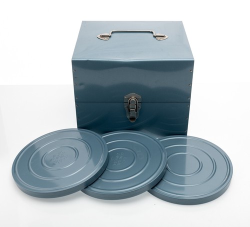 Box With 11 EZ-Grip Empty Reels Scherer w/ Cases See Photos General Camera Co. - Picture 6 of 21