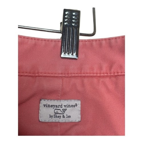 Pantaloncini corti da uomo Vineyard Vines club 9" rosso molo rosa taglia 38 Coastal Old Money - Foto 8 di 11