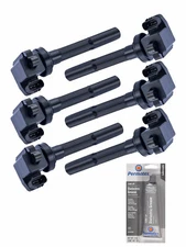 Set of 6 Ignition Coil + Tune Up Grease For 1996-97 Isuzu Passport Rodeo UF171