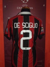 DE SCIGLIO MILAN 2012/2013 SHIRT MAGLIA CALCIO FOOTBALL SOCCER CAMISETA MAILLOT