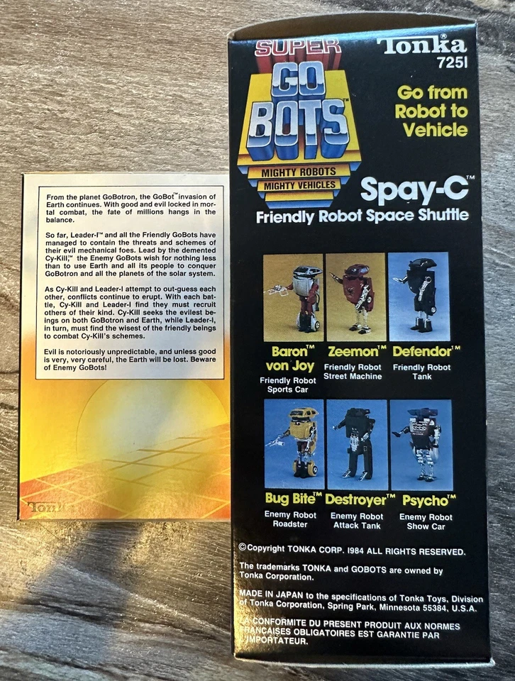 Tonka Bandai Transformer GOBOTS Machine Robo SPAY-C Go Bot Space Shuttle 022 NEW - Image 3 of 4