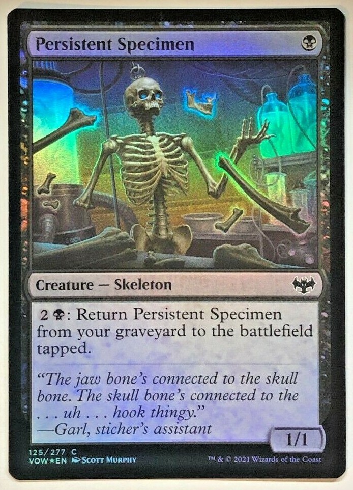MTG Persistent Specimen Innistrad: Crimson Vow 125/277 Foil Common
