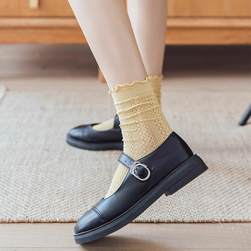 APL Calze Donna Lunghe Calze Sottili a Rete Traspiranti Scavate Pantofole 