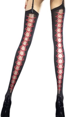 Fiore Valentis Damen Strapsstrümpfe