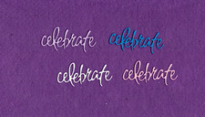 CELEBRATE  7 die cuts scrapbook cards