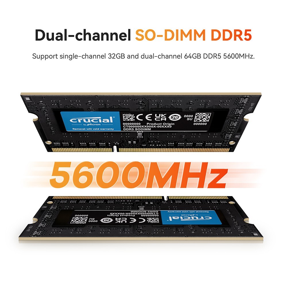 Beelink mini pc GTR7 AMD 7840HS Desktop Computer DDR5 RAM32GB