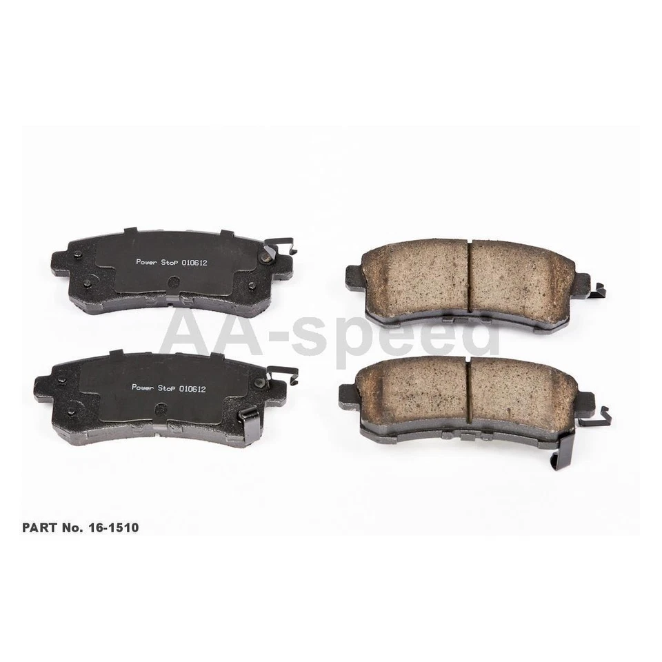 Pastilhas de freio e rotores dianteiros e traseiros para Nissan Armada 2017 Power Stop C-Tek - Imagem 3 de 4