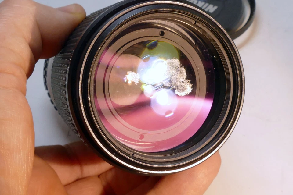 Nikon 75-150mm f3.5 Ai-s E series Lens manual focus w/ fungus webbing glass - Image 4 of 4