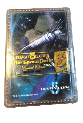 BABYLON 5 PLAYING CARD Space Deck Limited Edition RARE 🔥#249 of 10,000🔥 SEALED - Picture 1 of 5