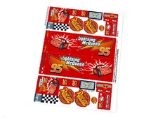 CUSTOM STICKERS for Set  8486 Mack's Team Truck + Lots of Extra's