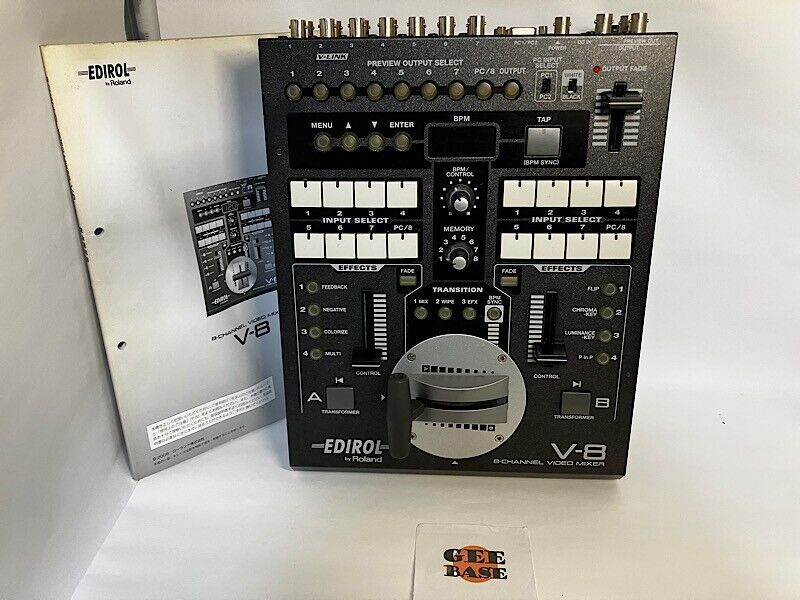 Edirol V-8 8 Channel Video Mixer Switcher Roland Video Editor Fully Working