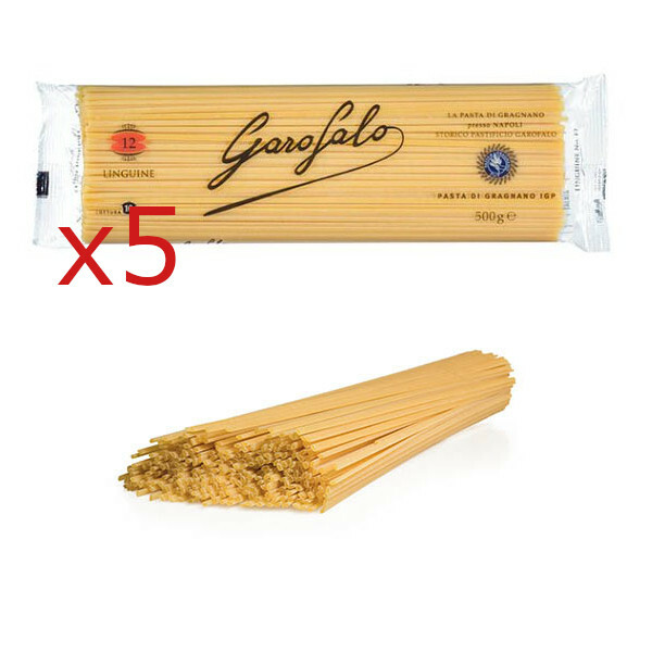 Paste Garofalo Linguine of Wheat Hard Paste Gragnano Igp 5 Pieces Of 500gr