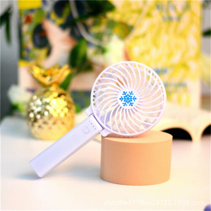 Small Handheld Fan Portable Folding Handheld USB Rechargeable Cooler