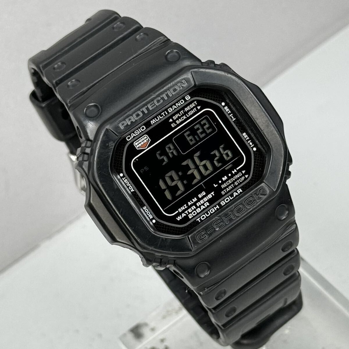 CASIO G-Shock GW-M5610 Series Tough Solar Radio Reception Black
