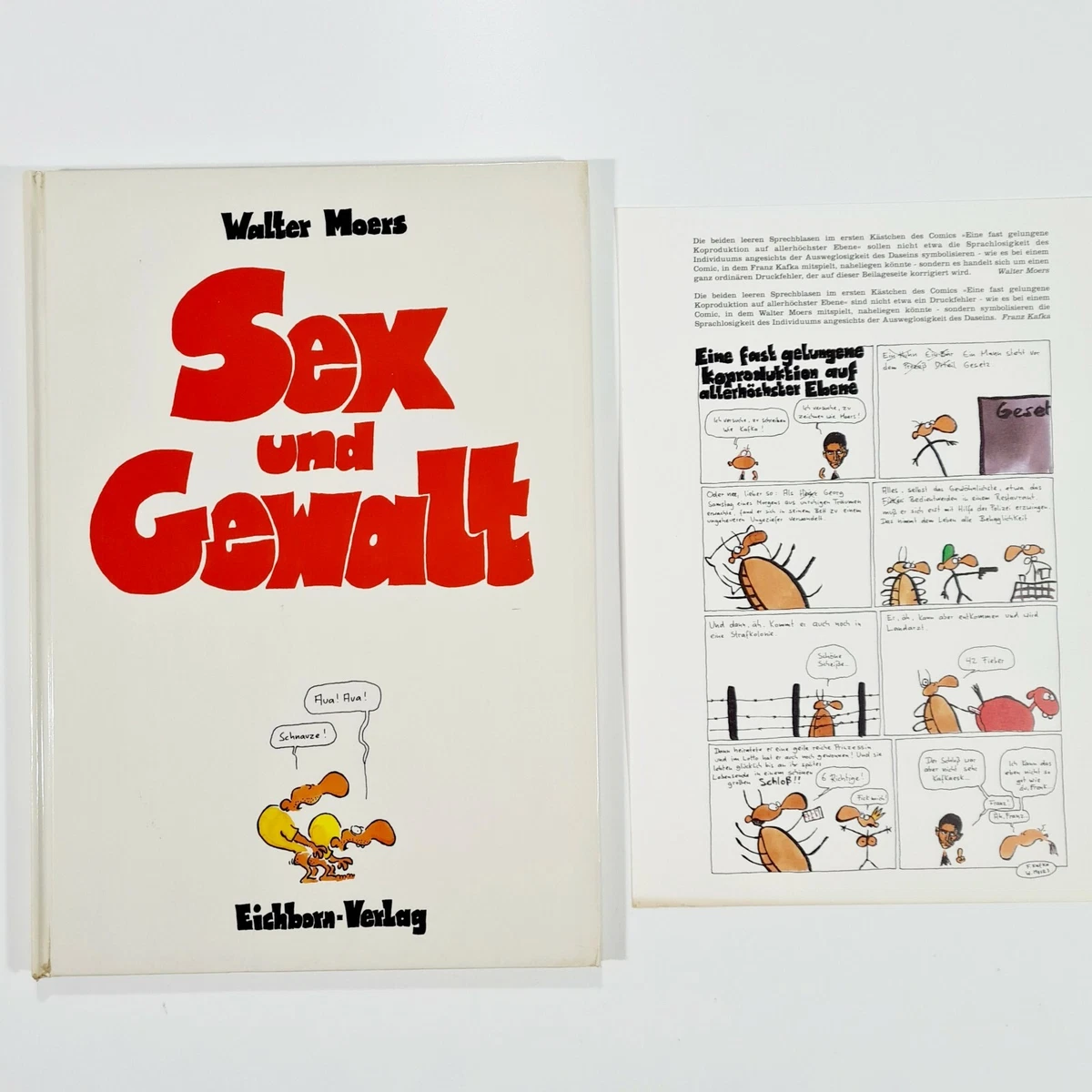 Cartoons Sex andamp; Gewalt Moers / Satire/Black Humor /Sarcasm/Polemik/Blasphemie eBay pic