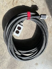 50 Ft. 10/3 10 AWG Gauge 3 Conductor SOOW Cable 600V W/Edison Plug And Outlet