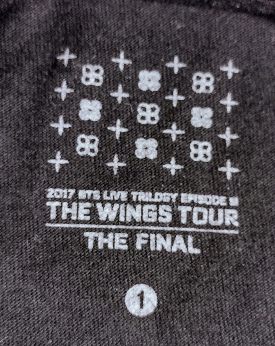 BTS THE WINGS TOUR THE FINAL ロングTシャツ　ロンT YESASIA: BTS THE WINGS TOUR THE FINAL Long Sleeve T-Shirt