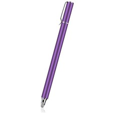 For iPhone 15/Pro/Max/Plus Touch Screen Pen Purple Stylus Fiber Tip Aluminum
