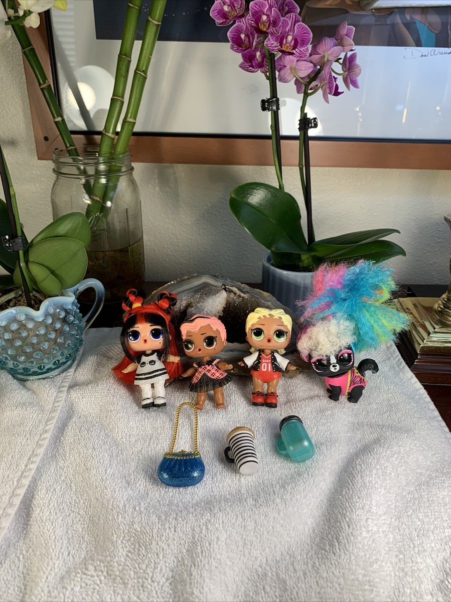 LOL Surprise LOT Of 4 Dolls +Accessories BUNDLE Rare
