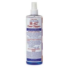 H-42 Virucidal Anti Bacterial Spray 16 oz Clean Clippers Cleans and Lubricates