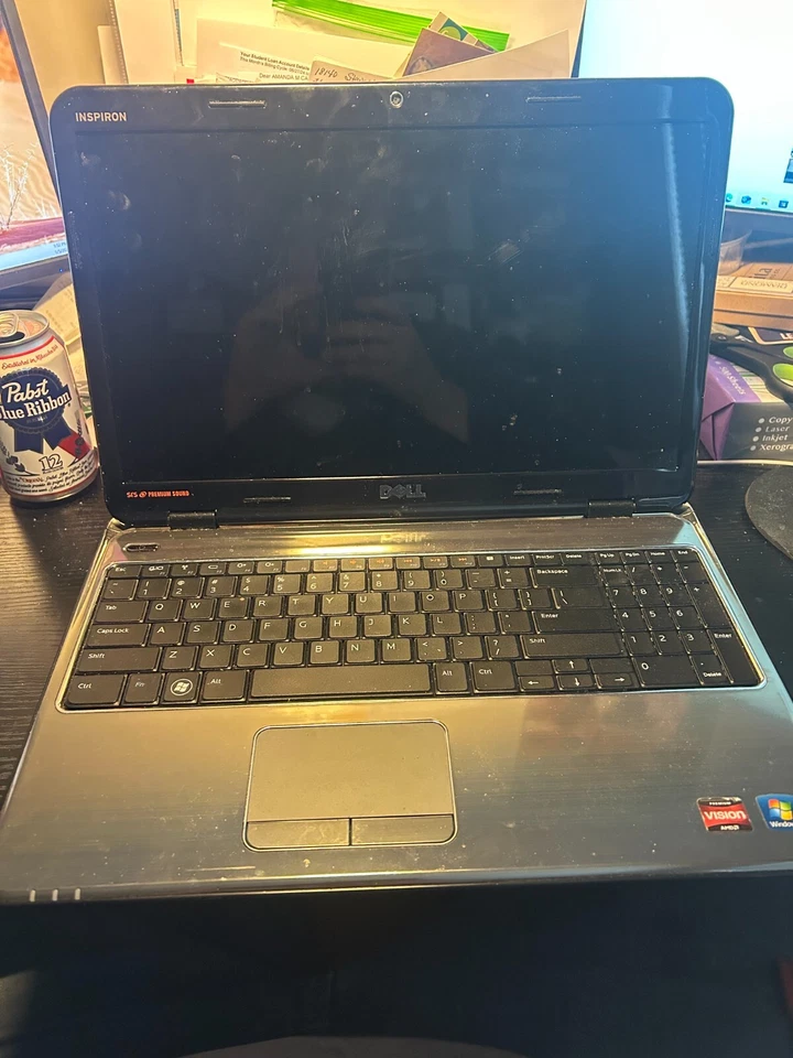  Dell Inspiron M5010 15.6" 2.3 GHz Windows 7 rosa listo genial solo piezas  Foto 2 de 4