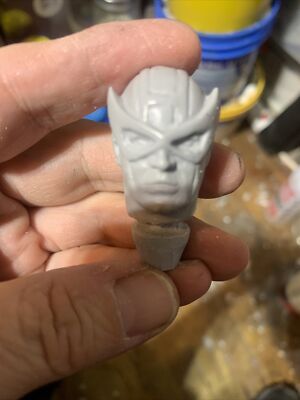 Mego FTC Zica Dc Retro Custom Avengers Hawkeye Head 8  Figure Size 1/9 Scale V1