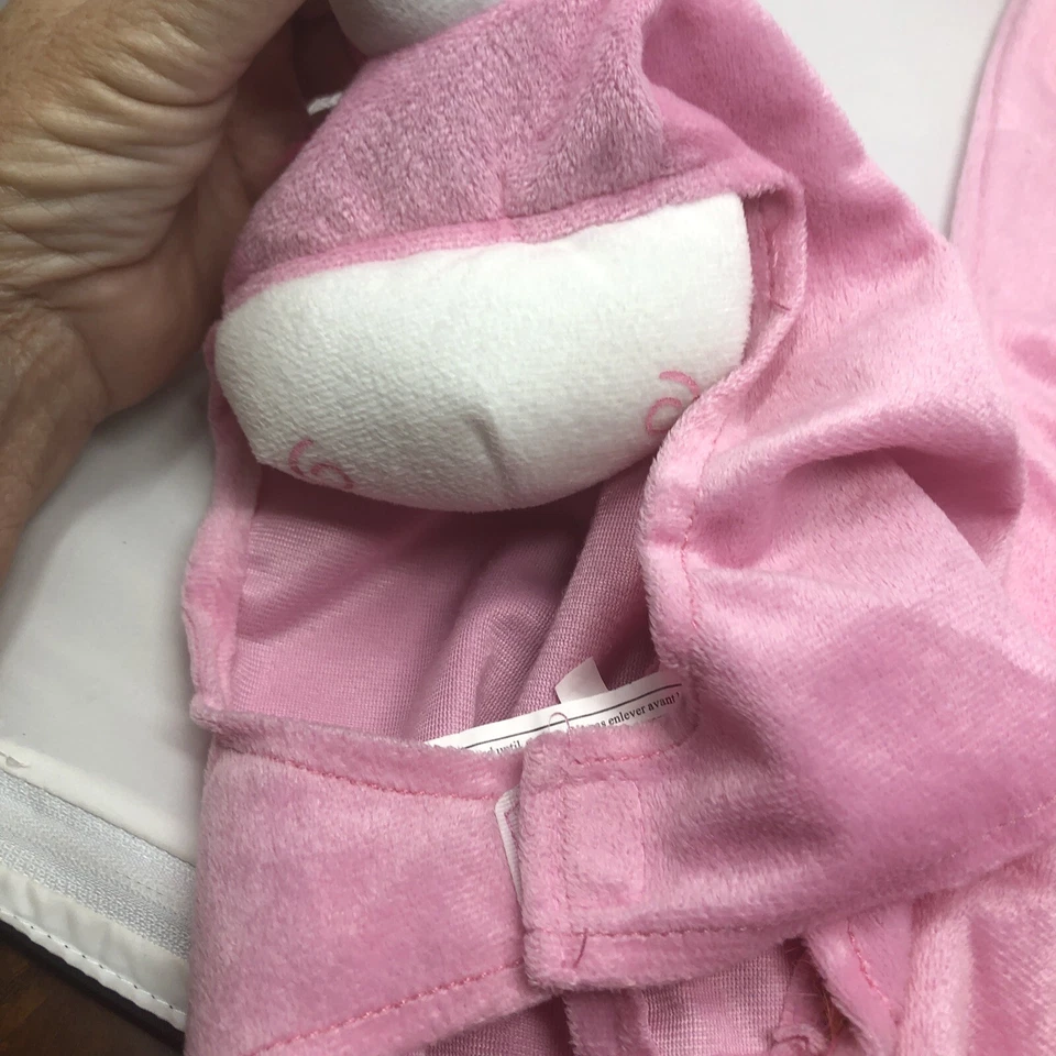 Disfraz Unicornio 12-18M Bebé Con Capucha Halloween Rosa Rubíes Vestir Fantasía Foto 3 de 4