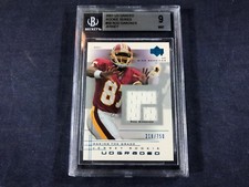 W3-84 FOOTBALL CARD - ROD GARDNER ROOKIE JERSEY  - 2001 UPPER DECK - GRADE 9. rookie card picture