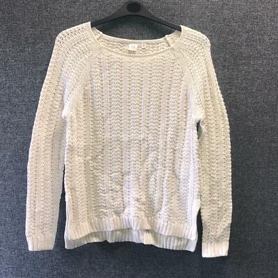 Gap melierter Stitch Pullover Hafer Medium TD017 LL 07