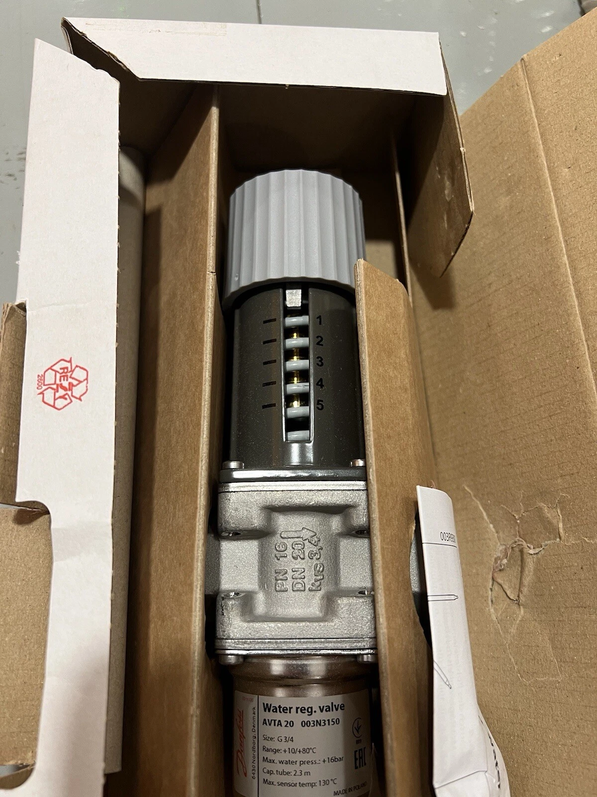 Danfoss 003N3150 AVTA 20 Thermostatic Water Control Valve - New Box Dam INC VAT 5