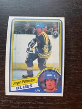 1984-85 O-Pee-Chee OPC Set Break #189 Jorgen Pettersson - St. Louis Blues NM+