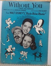 Without You - Osvaldo Farres & Ray Gilbert - Sheet Music  1945