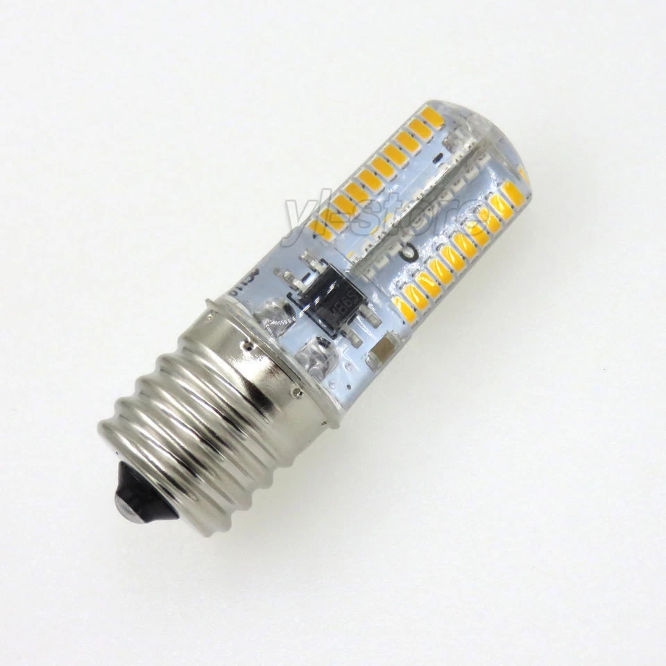 E17 Intermediate C9 Bulb 3014 SMD LED Silicone Light Fit Microwave/Sewing Lamp - Image 3 of 4