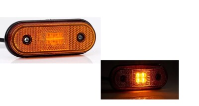 1x LED Begrenzungsleuchte 12-36V Gelb/ orange 120x46 mm Orange FT-020 Z