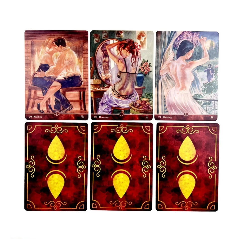 Tarot Of Sexual Magic 78 Tarot Cards Deck English Divination Oracle Adults Game - image 4 of 4