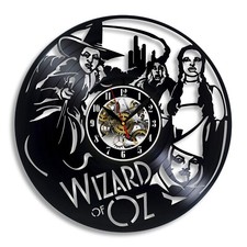 The Wizard of Oz Vinyl Wall Clock - Retro Decor - Unique Home Accent - Gift