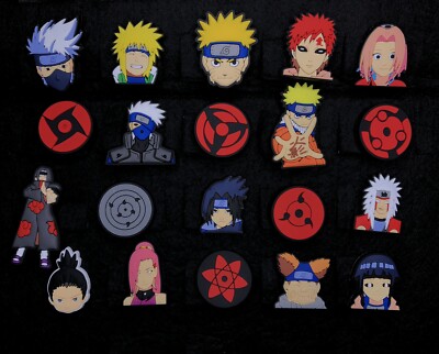 croc naruto charms