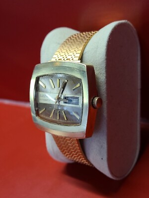 Montre Vintage Homme ELECTRA 2001 - Plaqué Or - Fonctionne - Occasion - Pièce Rare Et Belle