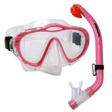 NEW Kid's Children Junior Silicone Purge Mask Dry Snorkel Scuba Diving Boy Girl