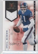 2012 Panini Momentum Materials 102/199 Phil Simms #30 0a1