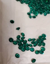 VINTAGE SWARVOSKI EMERALD UNFOILED PP24 ART. 1100 CRYSTALS******36 PACK******