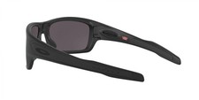 Oakley Men's OO9263 Turbine Rectangular Sunglasses, Matte Black/Prizm Grey Polar