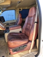 08-10 Ford F250 Super Duty King Ranch Front Rear Crew Cab Leather Seats Shipd