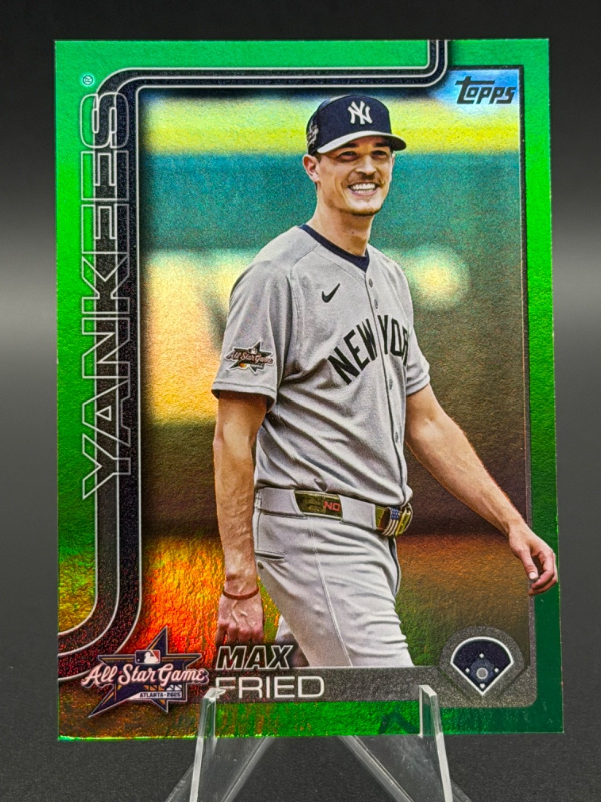 2025 Topps Update MAX FRIED #ASG-26 Green Foil /99 Yankees