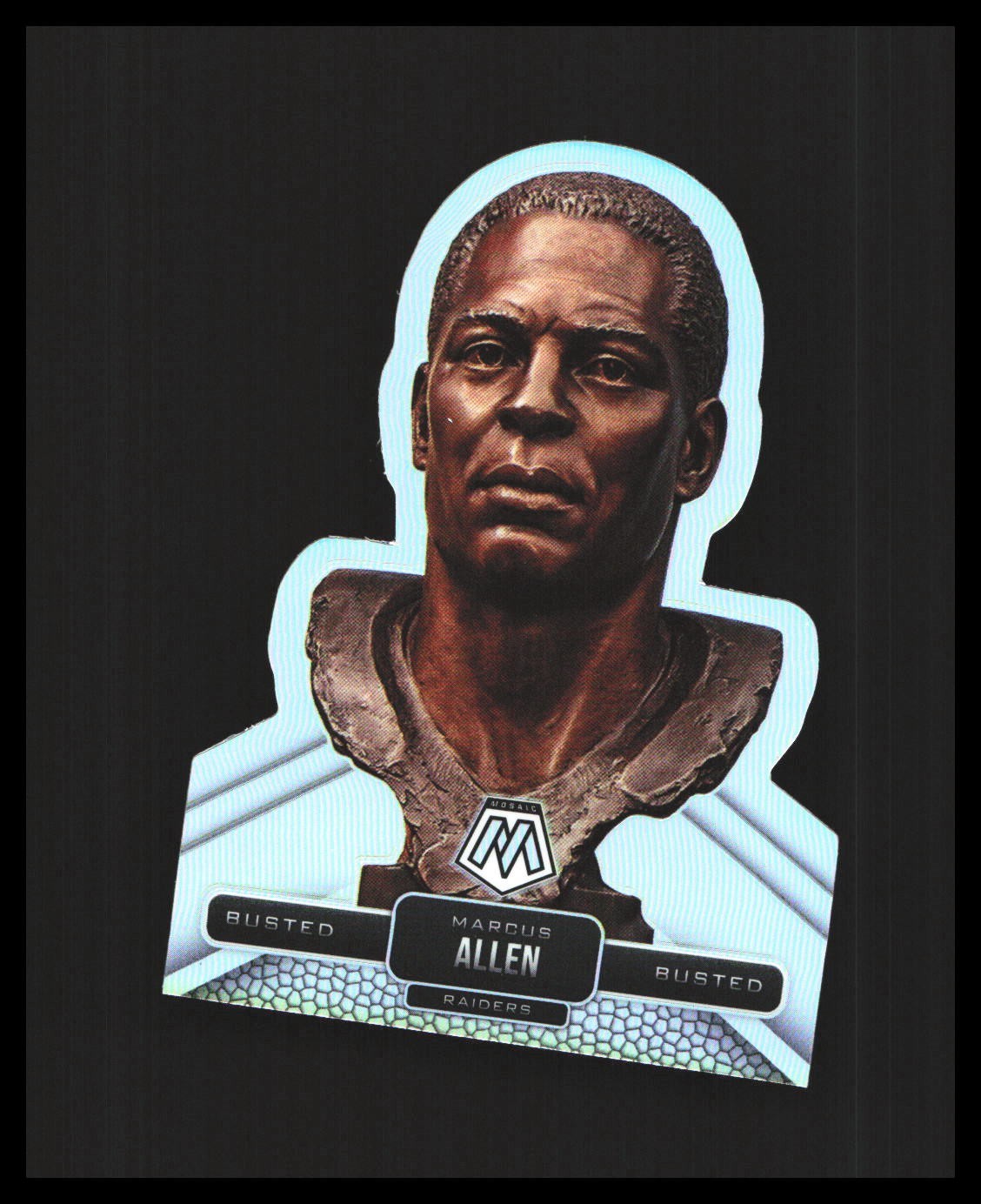 2022 Marcus Allen Panini Mosaic Busted #B-17 Los Angeles Raiders CASE HIT