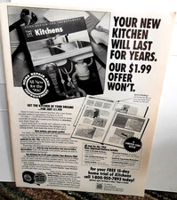 1995 Time Life Kitchens Home Improvement Print Ad – DIY Remodel