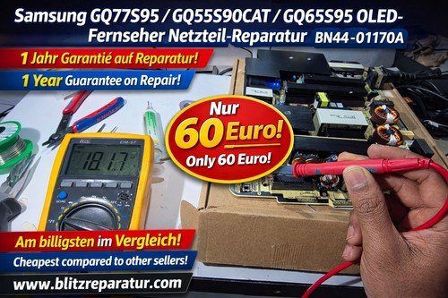 Reparatur Samsung OLED Fernseher Netzteil – BN44 01170A 01169A GQ55S90CAT QE65S
