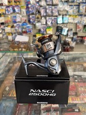 Mulinello Shimano Nasci FD 2500HG Pesca Spinning Spigola Trota Cavedano Nuovo